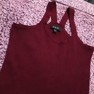 Burgundy Tank top
